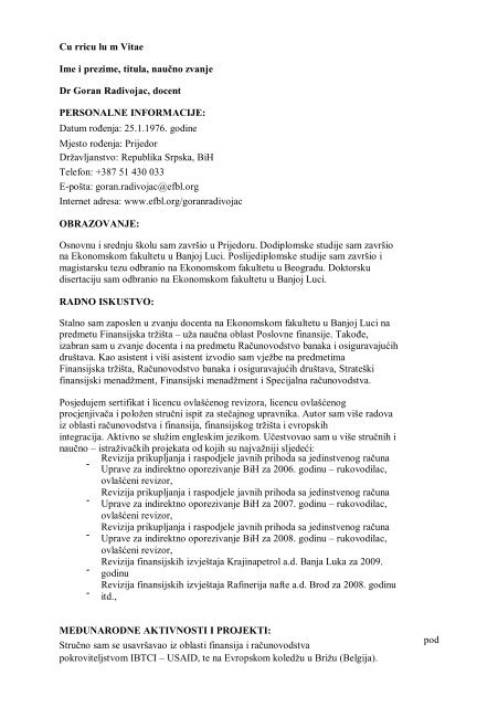 Biografija
