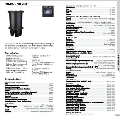 Martin Professional – Produktkatalog 2008/VOL. 7 - IMPULS ...