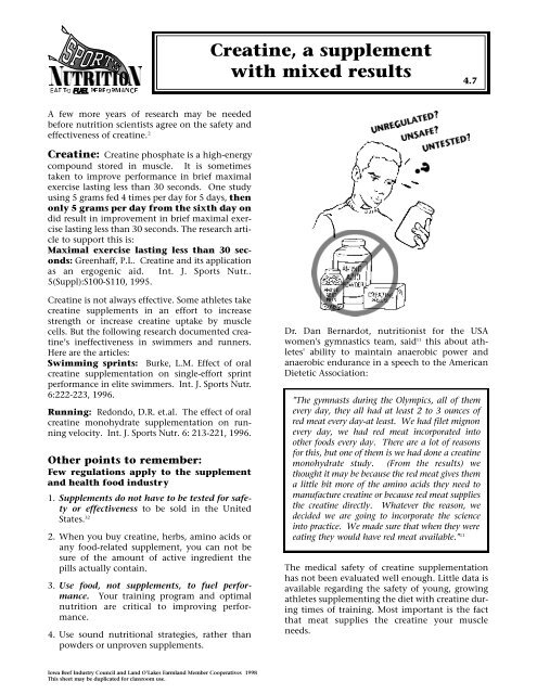 Sports Nutrition - Beeflinks