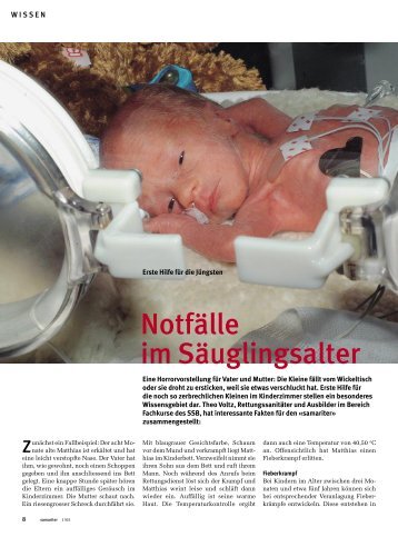 NotfÃ¤lle im SÃ¤uglingsalter (259 kB)