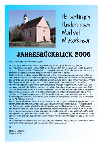 Herbertingen Herbertingen Hundersingen Hundersingen Marbach ...