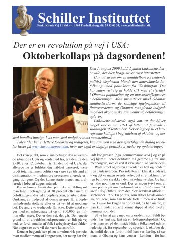 Schiller Instituttet - schillerinstitut.dk