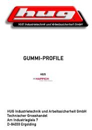 HAPPICH-Gummi-Profile PDF-Katalog der ... - hug-technik ergolding