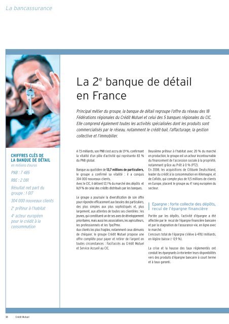 La bancassurance - CrÃ©dit Mutuel