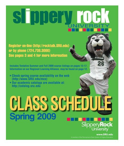 Spring 2009 - Slippery Rock University