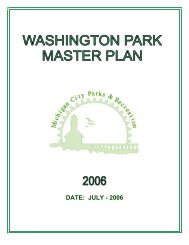 Washington Park Master Plan - Michigan City Parks & Recreation ...