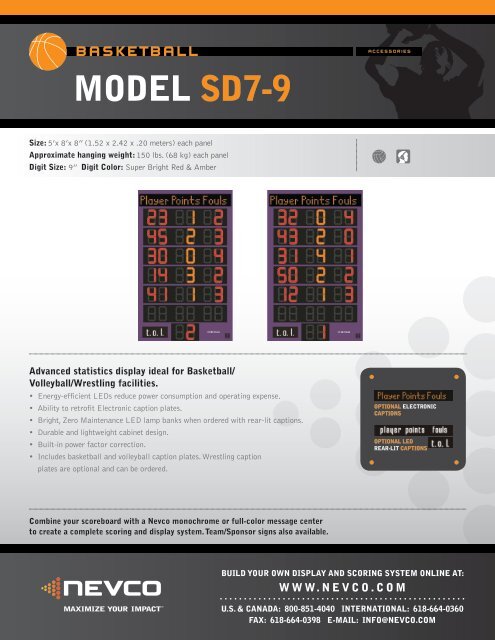 MODEL SD7-9 - Nevco