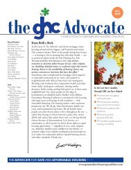 8.5 x 11 GHC newsletter - Greensboro Housing Coalition