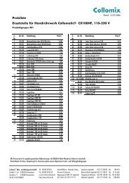 CX 100 HF - Collomix