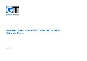 INTERNATIONAL CONSTRUCTION COST ... - Gardiner & Theobald