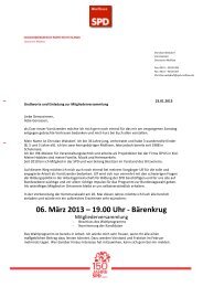 Download Einladung - SPD - Ortsverein Molfsee