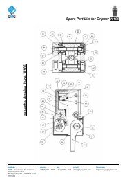 Spare Part List for Gripper W106 - GMG - Gesellschaft für modulare ...