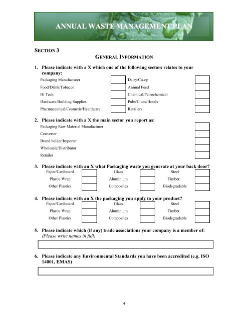 annual waste management plan - Repak