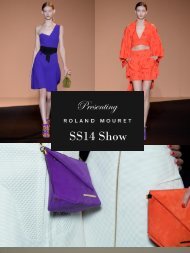 Roland Mouret SS15 Runway Show Part II