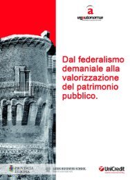 Dal federalismo demaniale alla valorizzazione del patrimonio pubblico