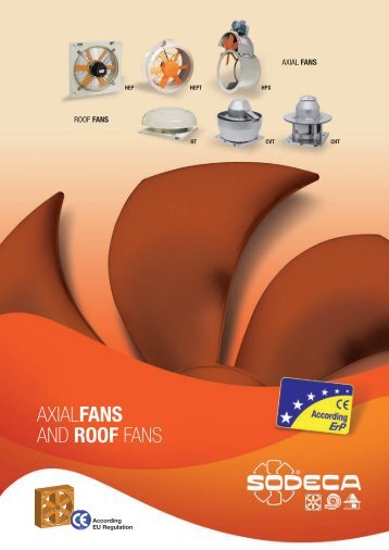 AXIAL FANS AND ROOF FANS - Sodeca