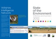 State of the Environment Report for Wiltshire & Swindon 2012