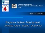 Registro Italiano Mastocitosi - Garr