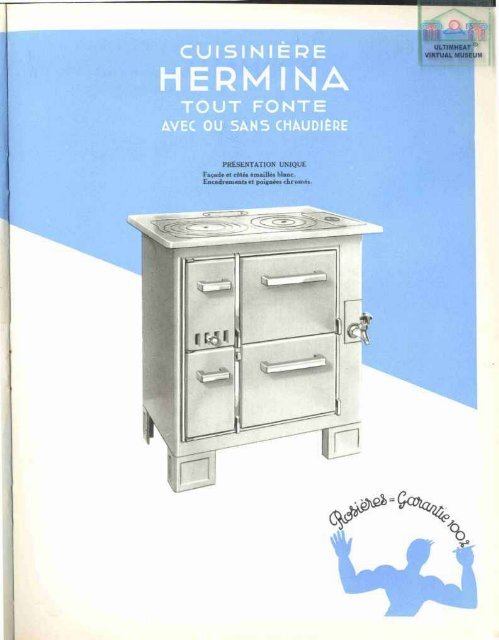 ROSIERES, fourneaux, cuisiniÃ¨res, chauffage; 1936 - Ultimheat