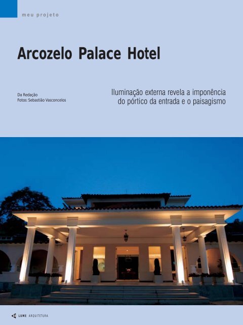 Arcozelo Palace Hotel - Lume Arquitetura