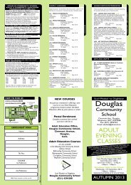 Adult Education Courses - Douglas Community School