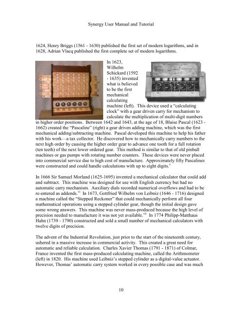 Synergy User Manual and Tutorial. - THE CORE MEMORY
