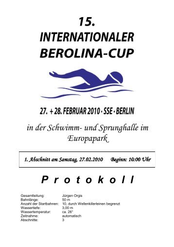 WK-Pro Wettkampf - Berolina-Cup