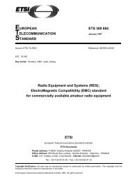 ETSâ¬300â¬684 - Radio Equipment and Systems (RES ... - ETSI