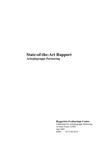 State-of-the-Art Rapport - Byggeriets Evaluerings Center