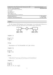 Lehrstuhl für Praktische Informatik III Prof. Dr. Guido Moerkotte Pit ...