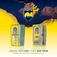 MANUAL PIEPS DSP | PIEPS DSP TOUR - Pieps-attack.ch