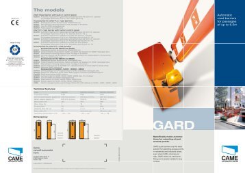 Automatic Gates - CAME - ADON SYSTEM