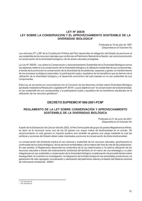 Compendio de la legislación ambiental peruana - CDAM - Ministerio ...