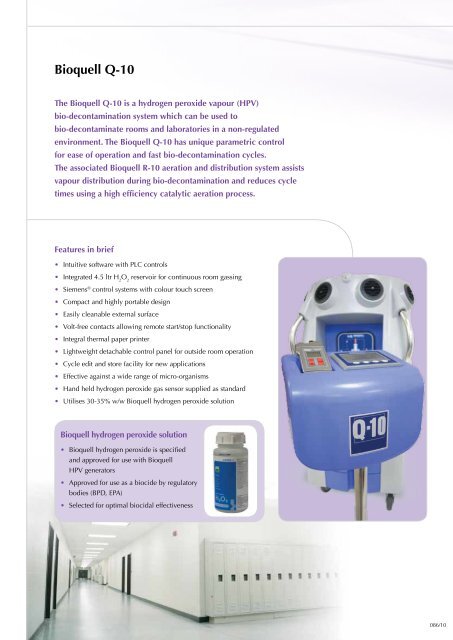 Bioquell Q10 - CapellaScience