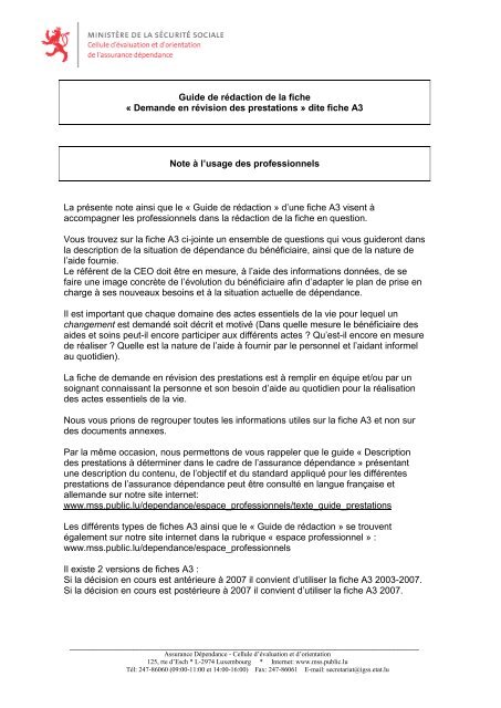 Guide de rÃ©daction Ã  l'usage des professionnels