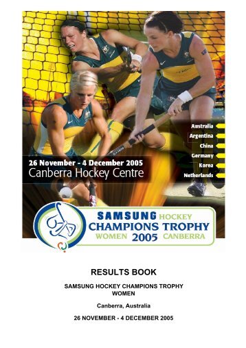 RESULTS BOOK - International Hockey Federation