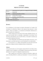 UCLM-ESI PROYECTO FIN DE CARRERA Resumen Abstract