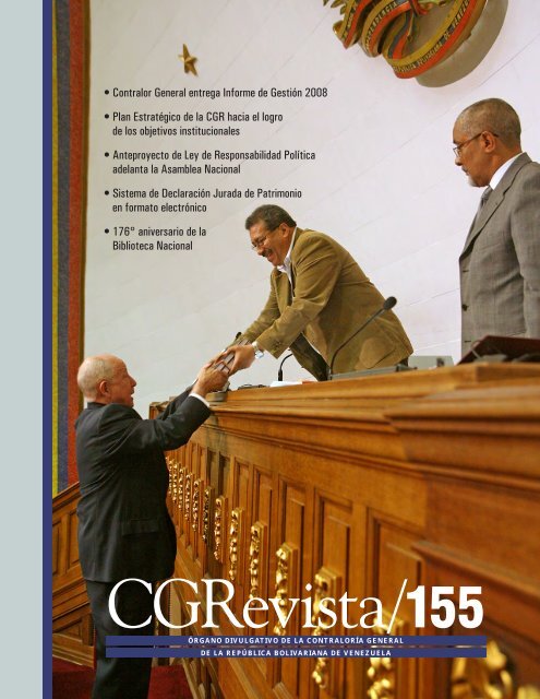 â¢ Contralor General entrega Informe de GestiÃ³n 2008 â¢ Plan ...