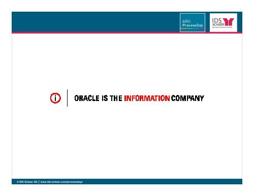 Oracle Application Integration Architecture - IDS Scheer AG