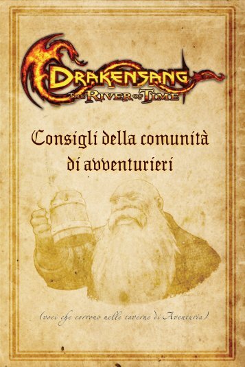 Drakensang - The River of Time. Consigli della ... - FX Interactive