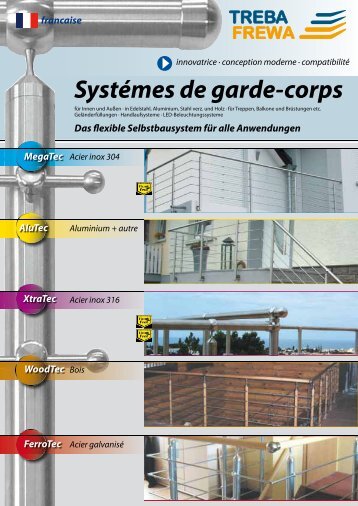 Systémes de garde-corps - Treba Bausysteme GmbH