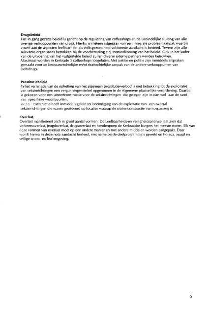 Lokaal veiligheidsprogramma gemeente Kerkrade 2001-2004 - VNG