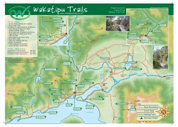 Wakatipu Trails Map - Queenstown