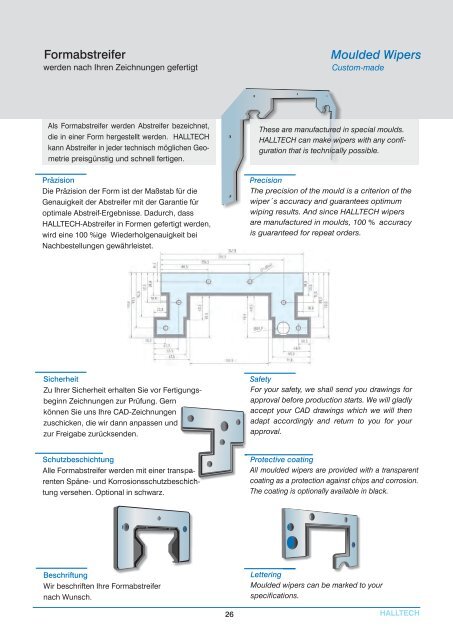 Katalog Abstreifer - Halltech