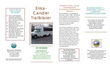 Enka-Candler Trailblazer Brochure - Buncombe County