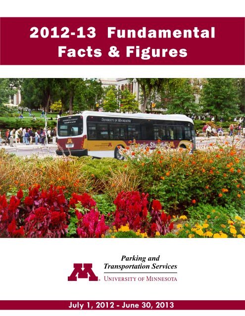 2011-12 Fundamental Facts & Figures - University of Minnesota