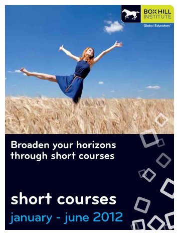 short courses - Box Hill Institute of TAFE
