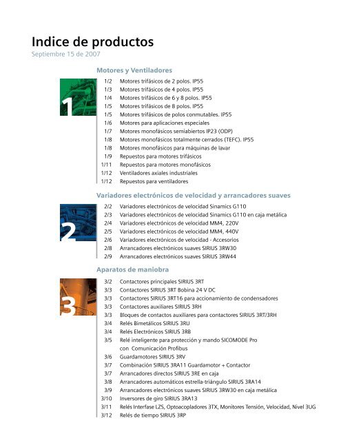 lista de precios siemens industria sep 15 2007