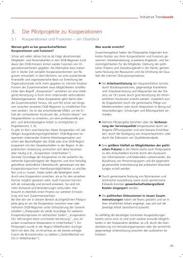 Trendwende-Pilotprojekte - Teil 3 von 4 - Einblick-archiv.dgb.de - DGB
