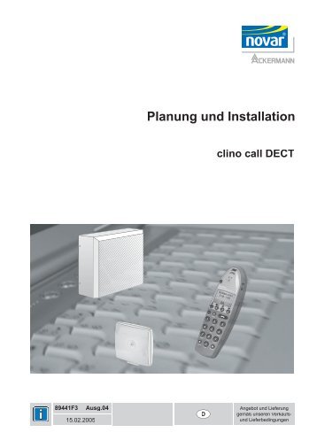 Planung und Installation clino call DECT